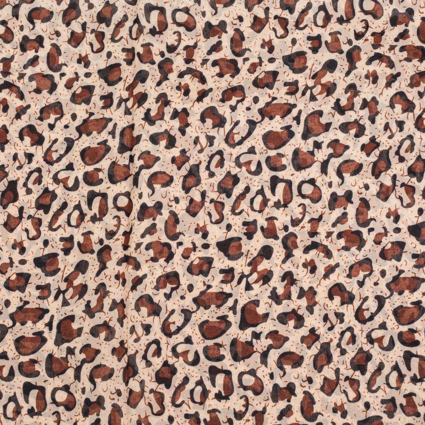 Divatos Sál, 100% poliészter, 160 cm x 70 cm, ZSIRÁF BARNA