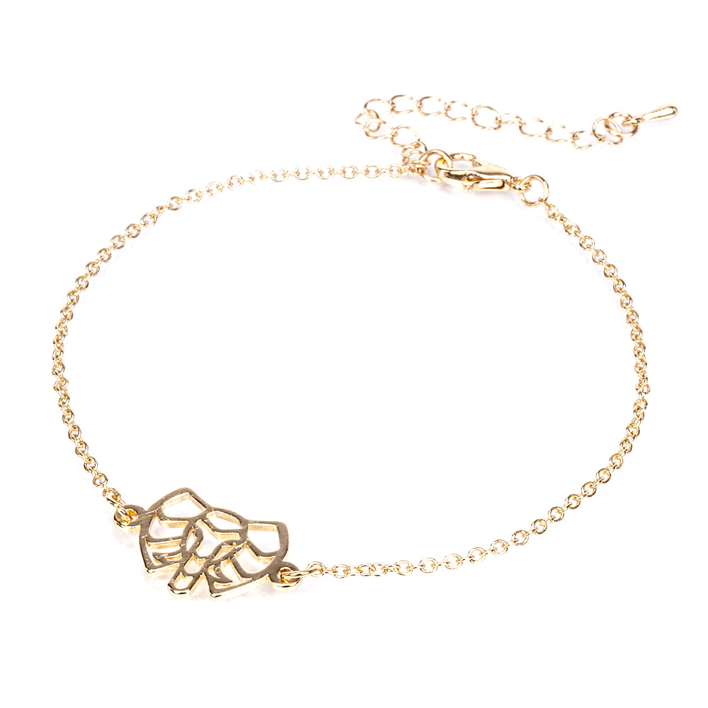 Arany tónusú Emporia Ötvözetű Szett ( Nyaklánc+Karkötő )