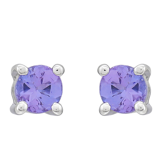 Ezüst Fülbevaló "AAA" Osztályú Tanzanittal