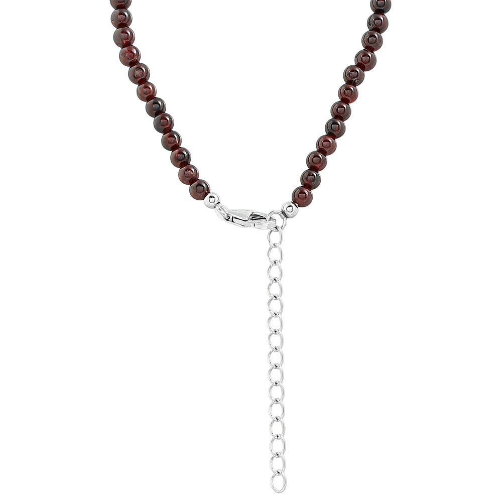 Ezüst Nyaklánc Gránáttal