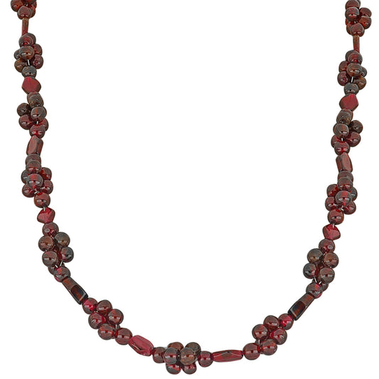 Ezüst Nyaklánc Barton Gránáttal