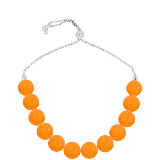 Ezüst Karkötő Sárga Jádéval