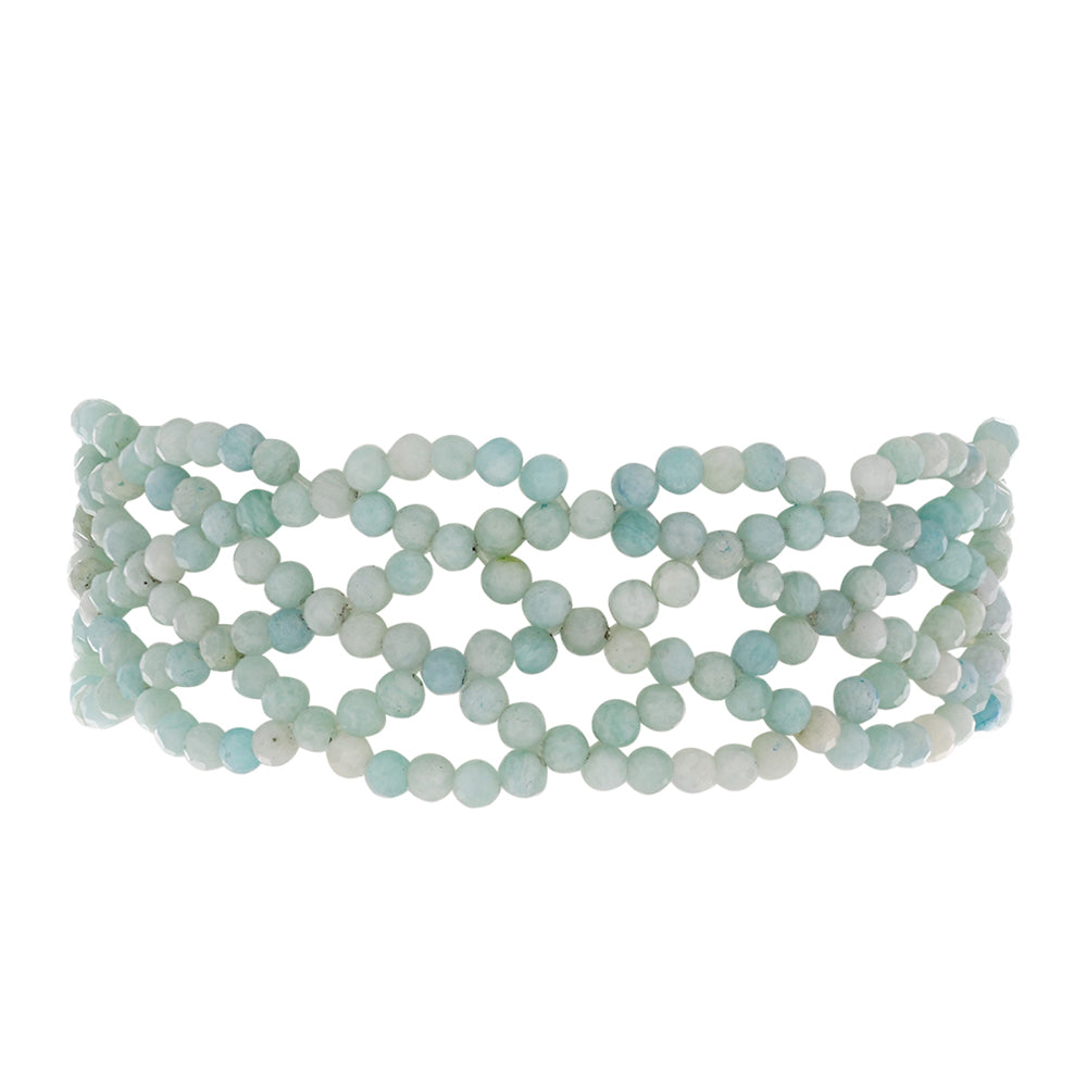 Nugget Karkötő Amazonittal