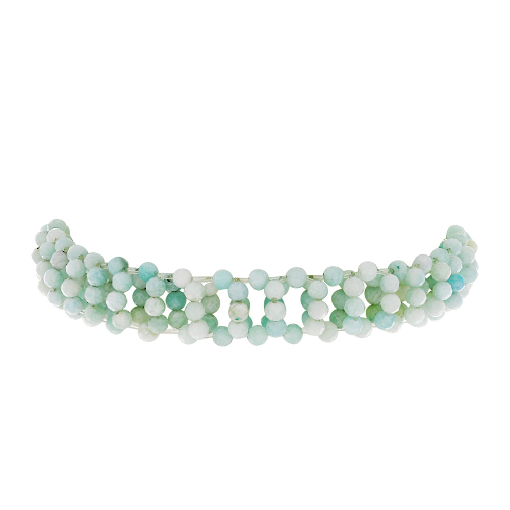 Nugget Karkötő Amazonittal