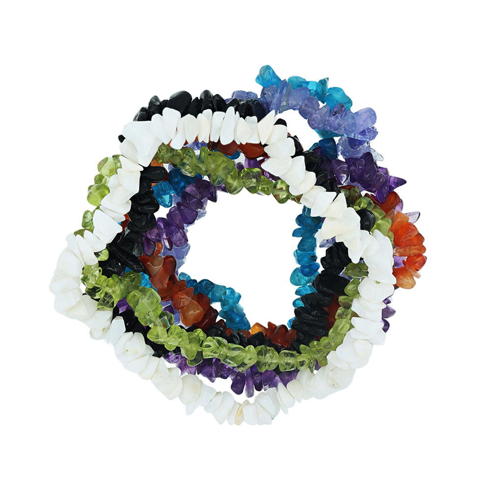 Nugget Szett Tanzanittal és Marokkói Ametiszttel ( Karkötő )