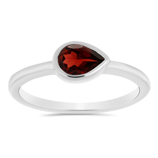 Ezüst Gyűrű Barton Gránáttal