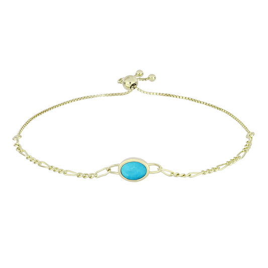 Arannyal Bevont Ezüst Karkötő Csipkerózsika Türkizzel