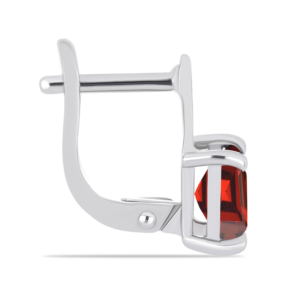 Ezüst Fülbevaló Barton Gránáttal