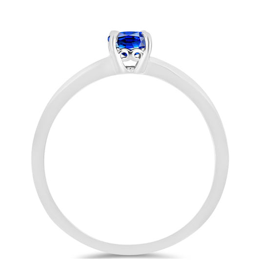 Ezüst Gyűrű Ausztrál Kék Zafírral