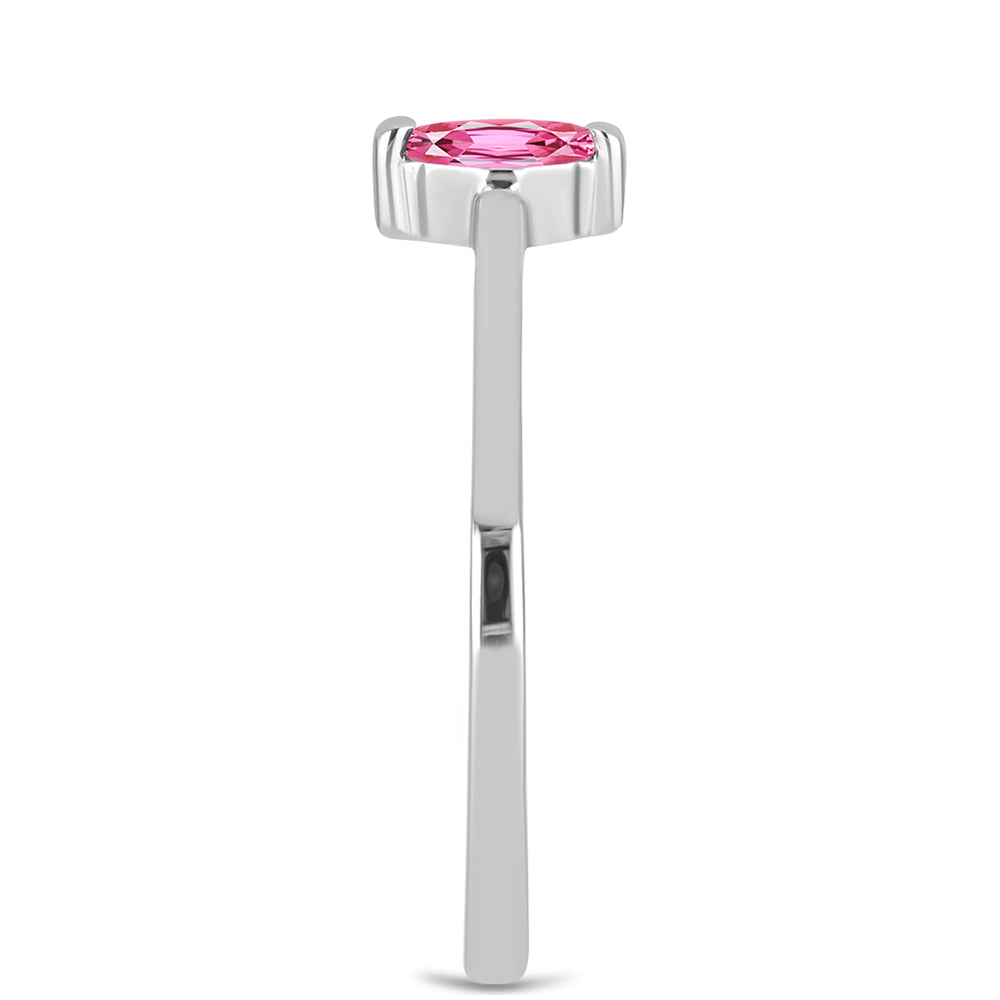 Ezüst Gyűrű Pelmadullai Rózsaszínű Turmalinnal