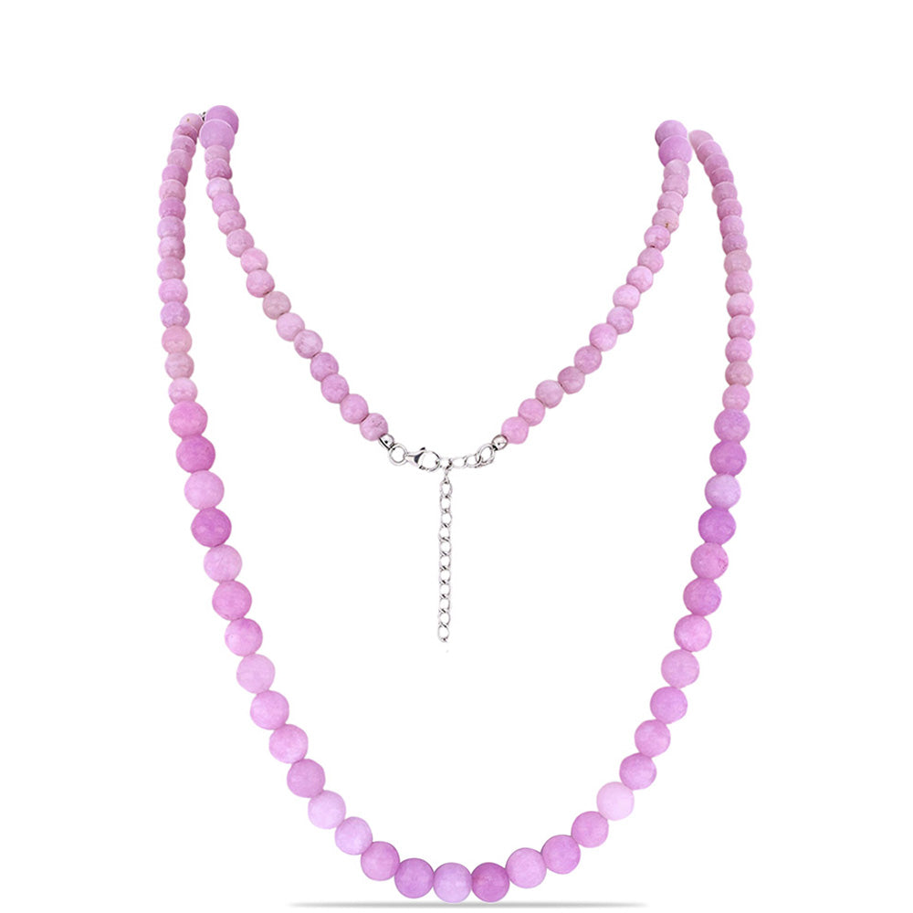 Ezüst Nyaklánc Palai Kunzittal