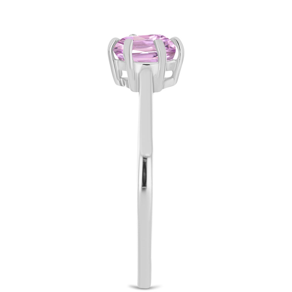 Ezüst Gyűrű Palai Kunzittal