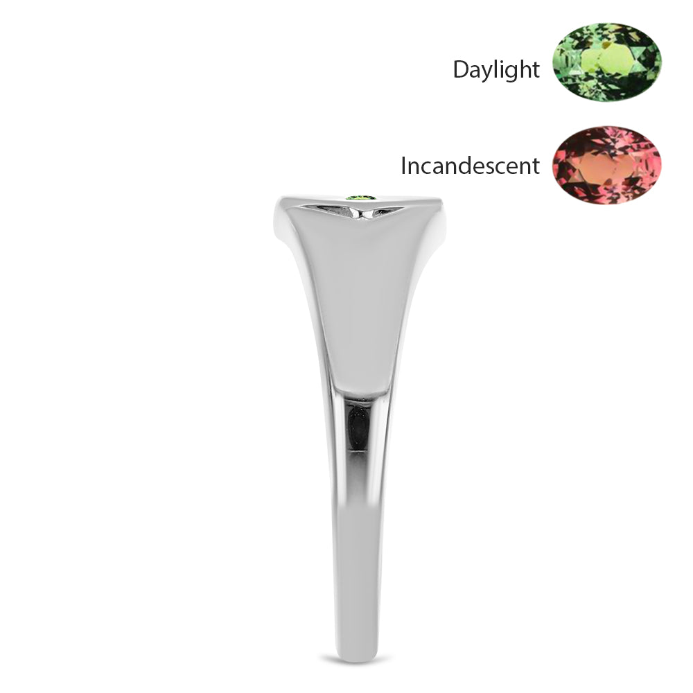 Ezüst Gyűrű Természetes Alexandrittal