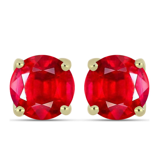 Arannyal Bevont Ezüst Fülbevaló Vörös Acháttal