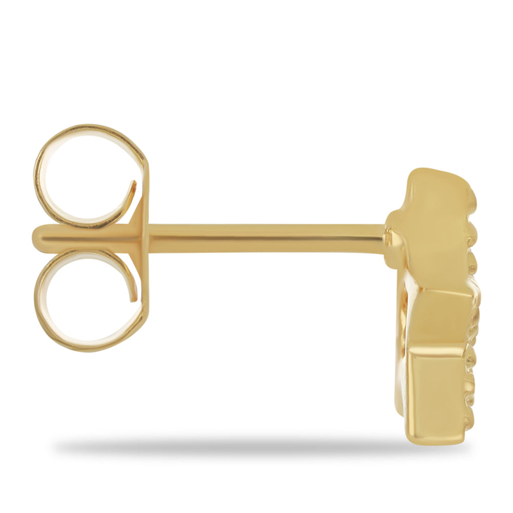 Arannyal Bevont Ezüst Fülbevaló