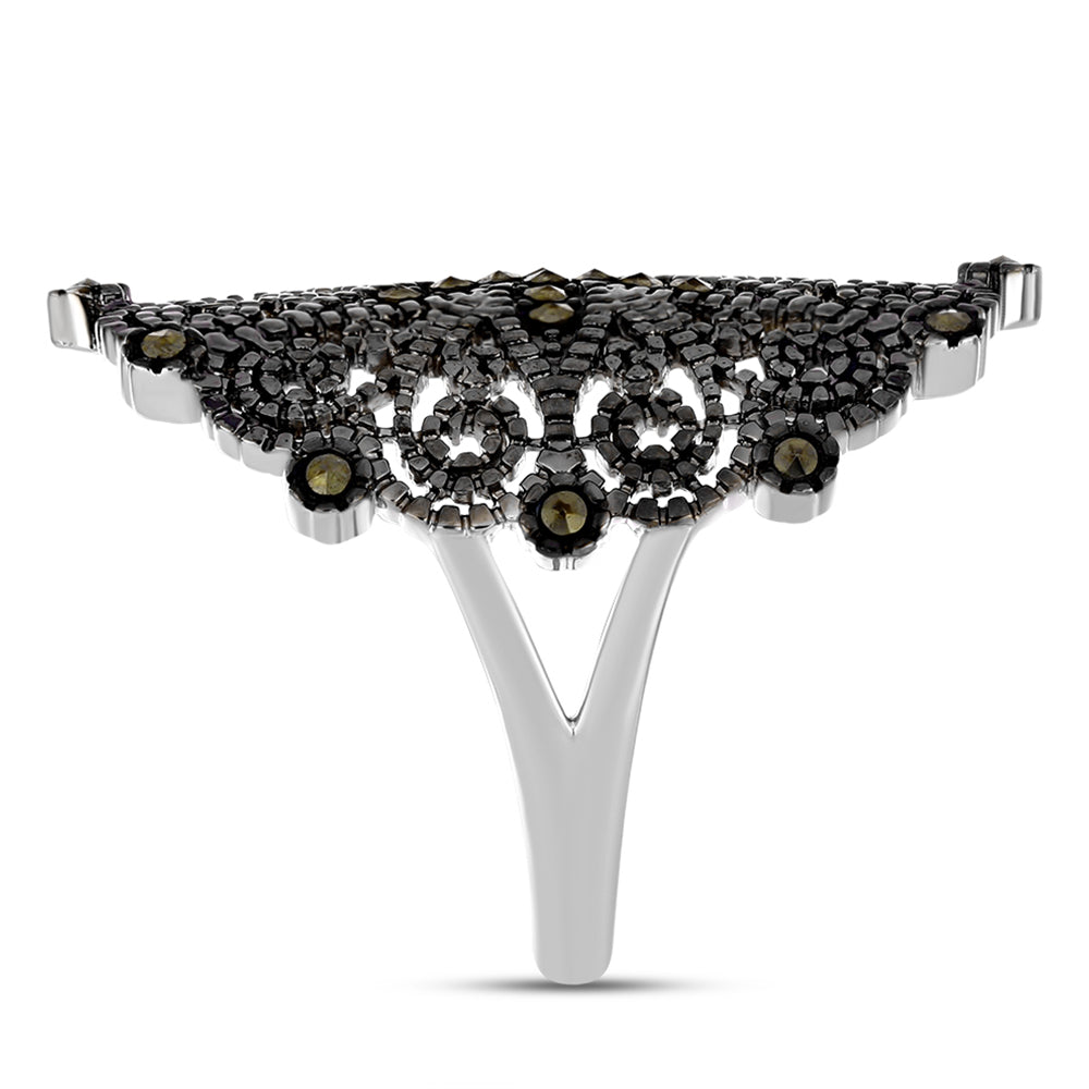 Ezüst Gyűrű Ausztriai Markazittal