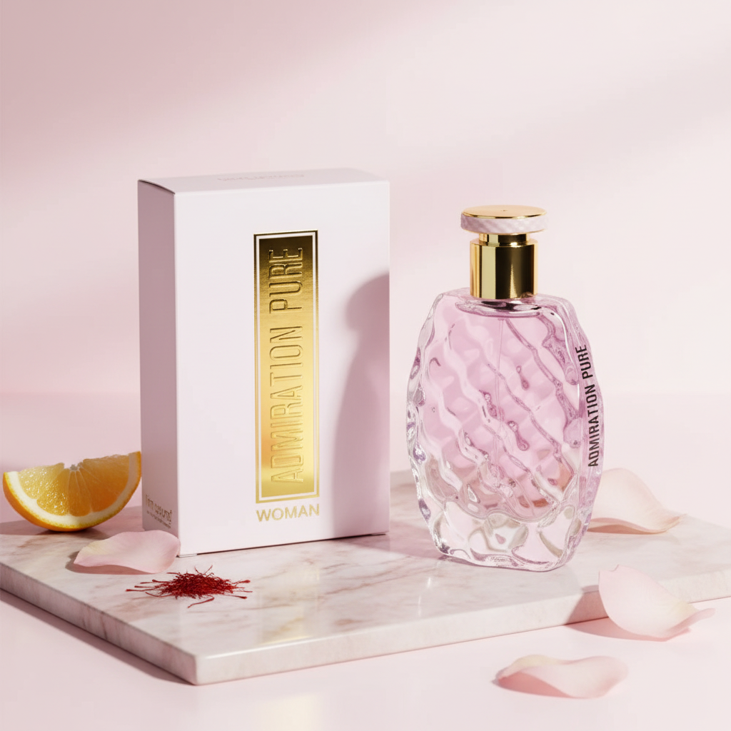 100 ml Eau de Perfume ADMIRATION PURE Virágos Illat Nőknek