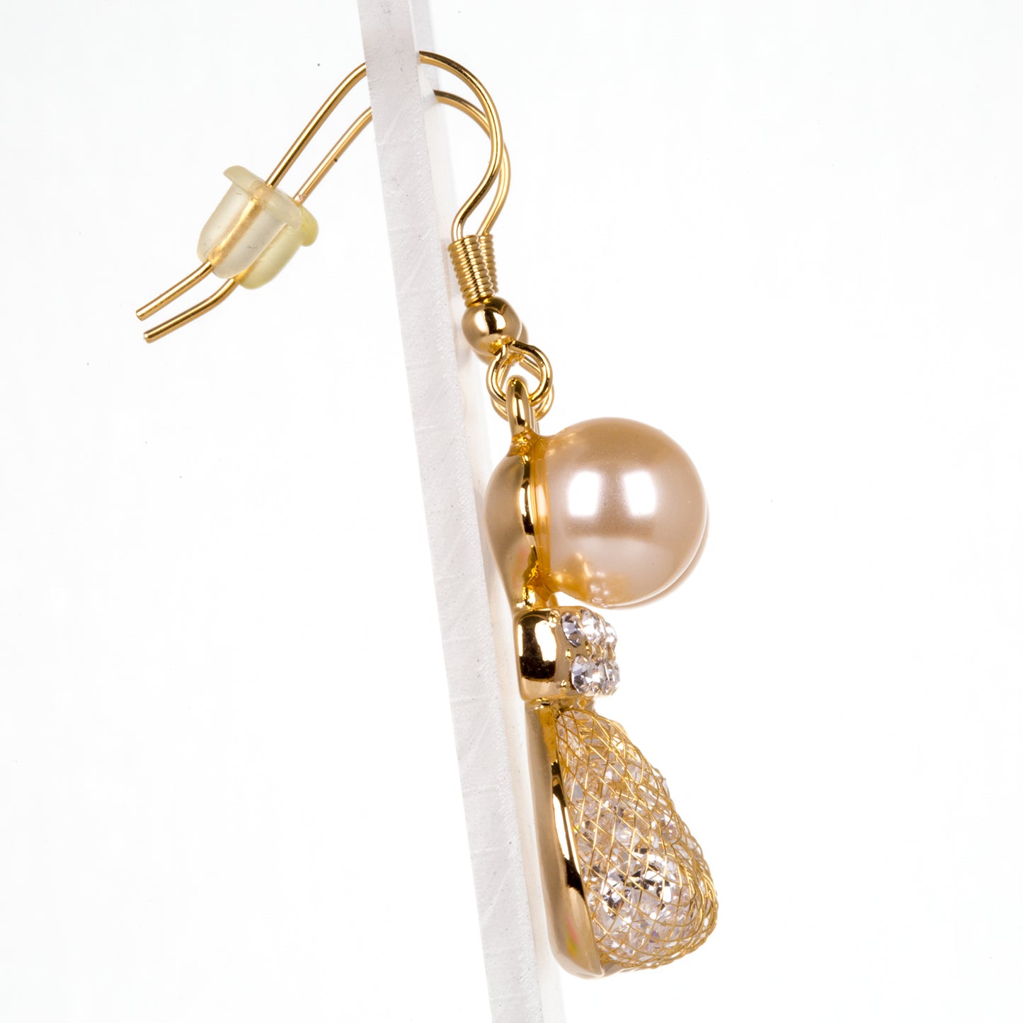 Arany tónusú Emporia Ötvözetű Szett Fehér Emporia® Kristállyal