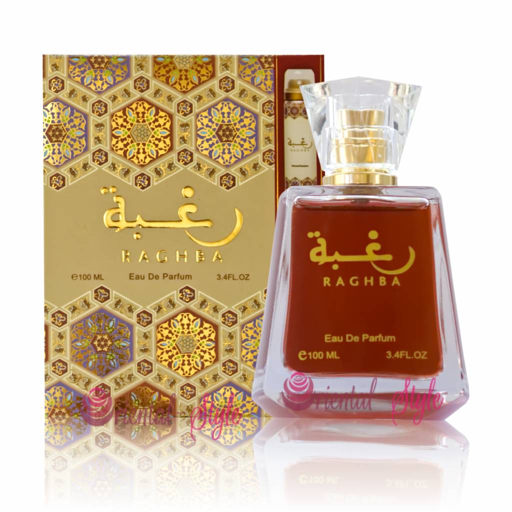 100 ml Eau de Perfume Raghba Füstös Vanília Illat Férfiaknak és Nőknek
