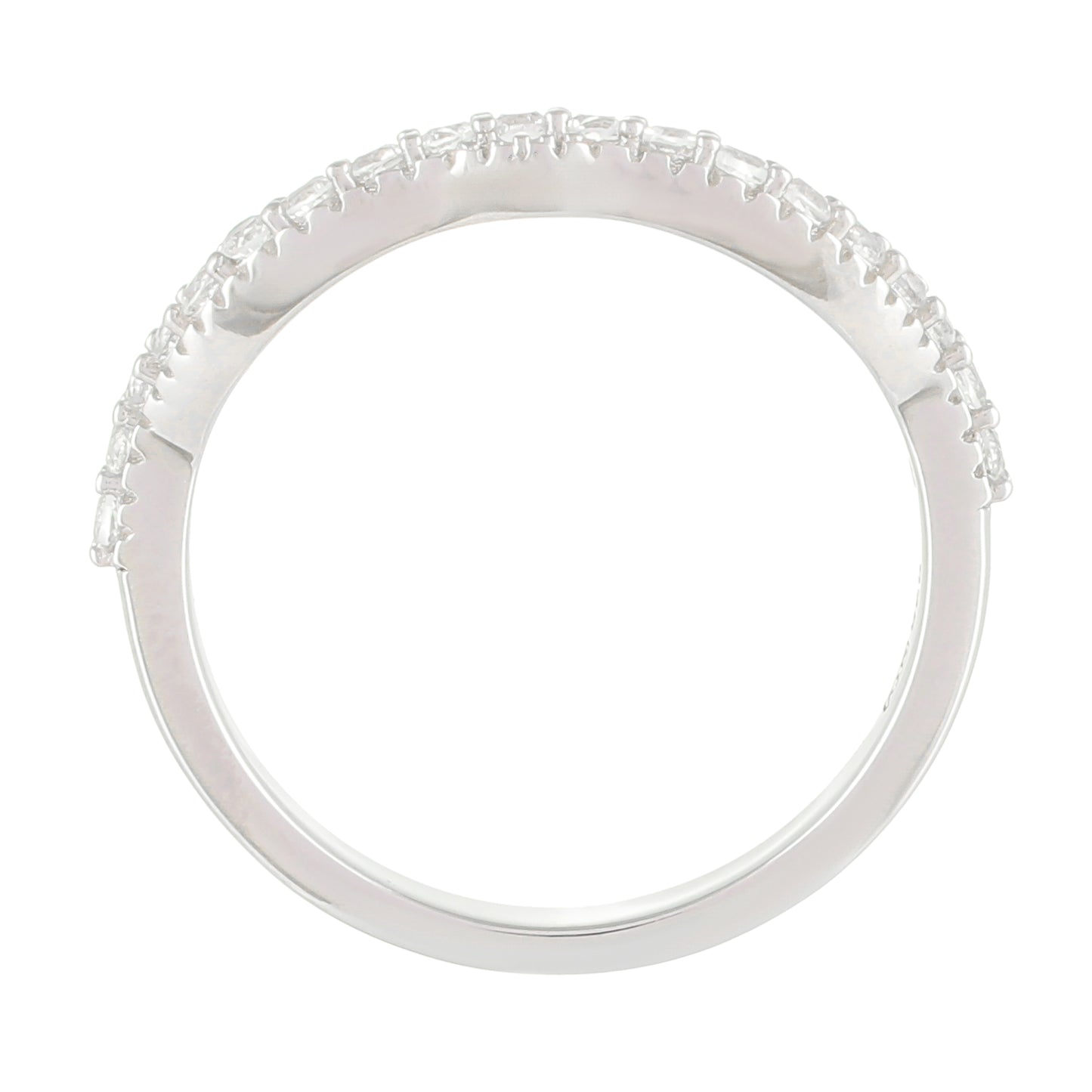 Ezüst Gyűrű Thai Rubinnal és Fehér Topázzal