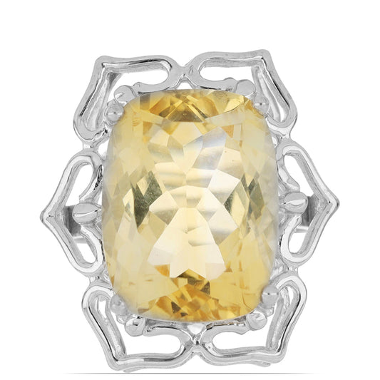 Ezüst Gyűrű Ural Citrinnel