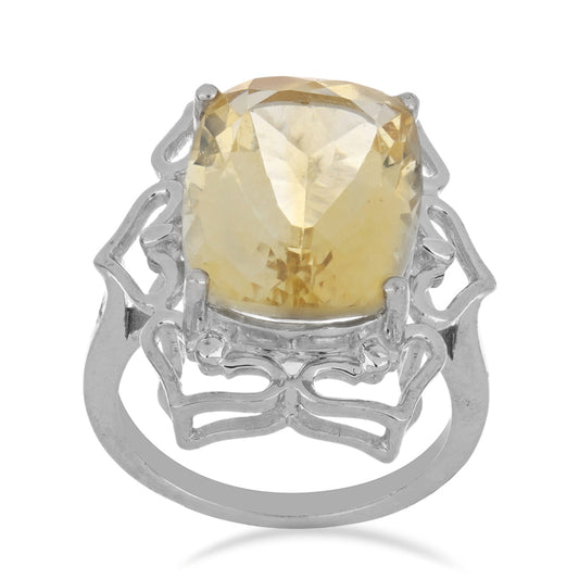Ezüst Gyűrű Ural Citrinnel