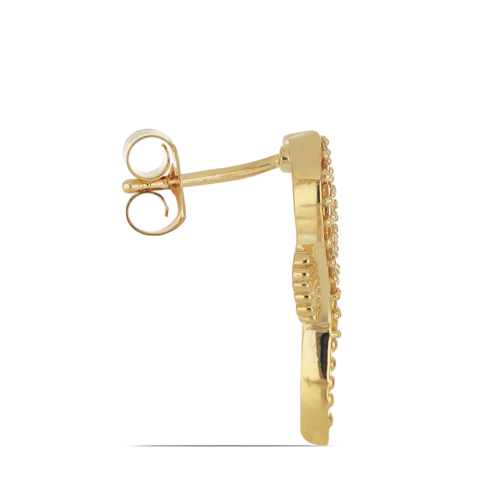 Arannyal Bevont Ezüst Szett Ural Citrinnel