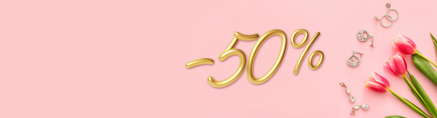Nőnapi 50% kedvezmény💐