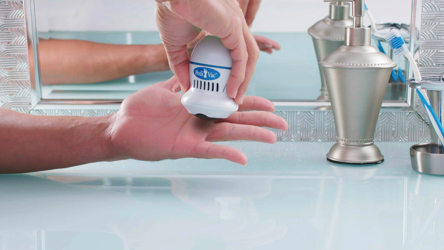 PediVac bőrkeményedés-eltávolító elszívó funkcióval