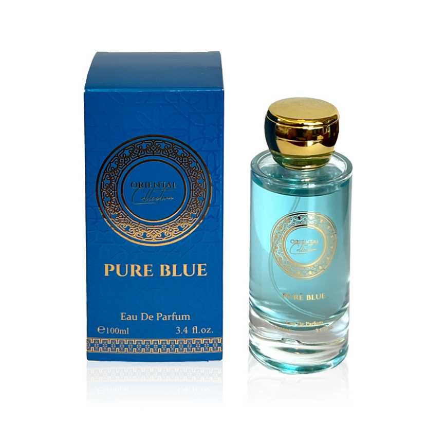 100 ml EDP PURE BLUE gyümölcsös, citrusos, orientális, izgalmas unisex illat 1 