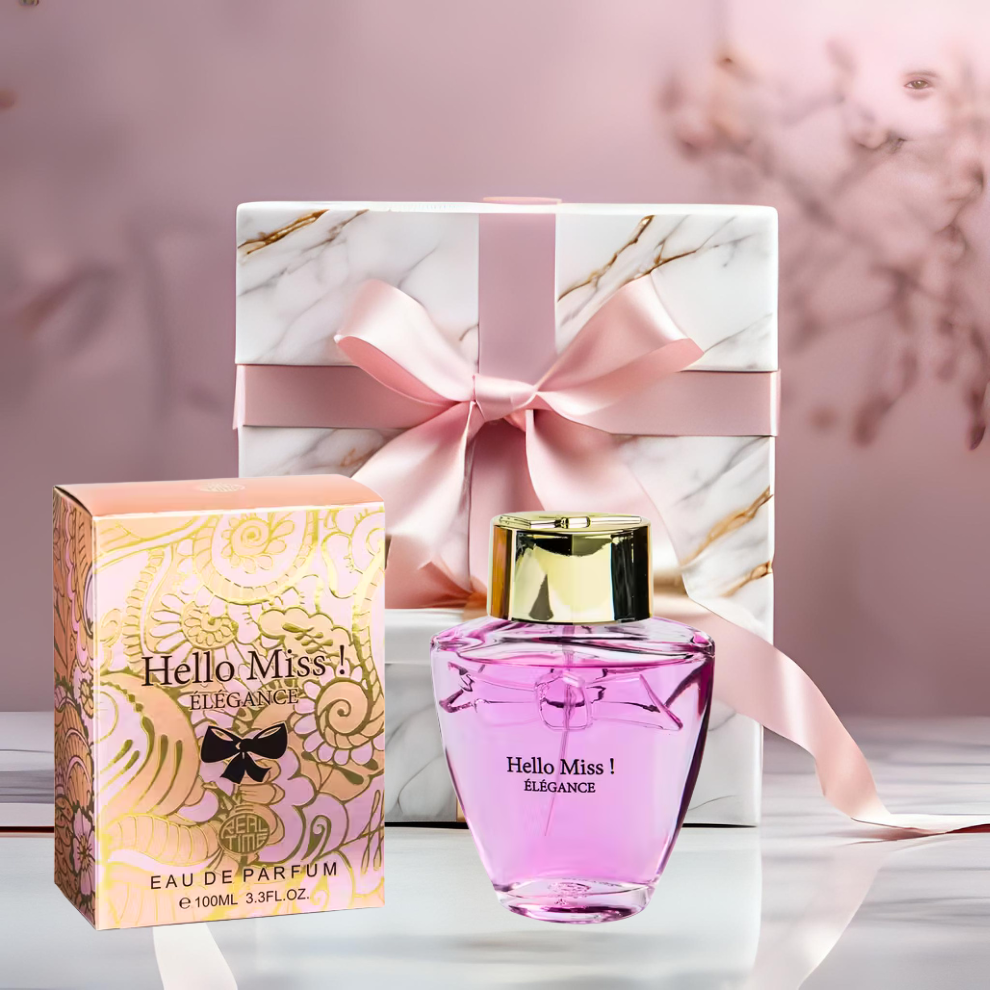 100 ml Eau de Parfum "Hello Miss! Elégance" Virágos - Gyümölcsös Illat Nőknek 1 