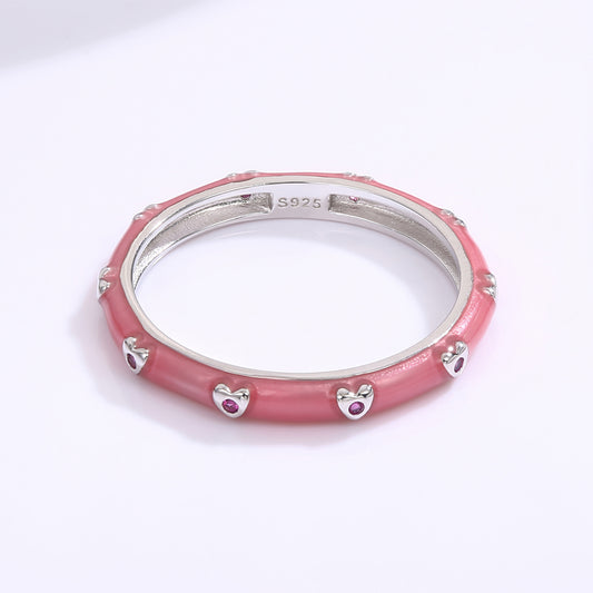 Arany tónusú Emporia Ötvözetű Gyűrű Fehér Emporia® Kristállyal és Tűzzománccal