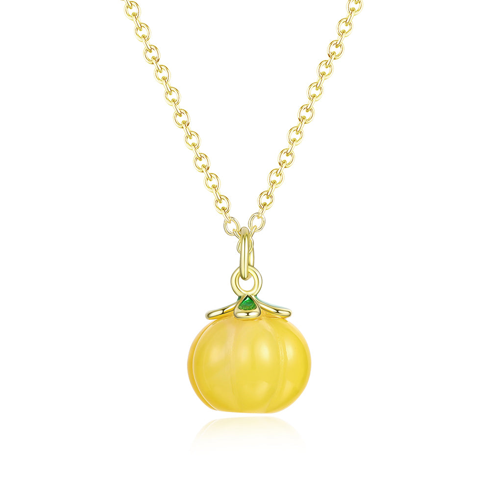 Arany tónusú Emporia Ötvözetű Nyaklánc Sárga Emporia® Kristállyal