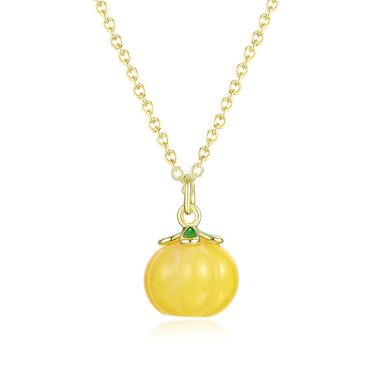 Arany tónusú Emporia Ötvözetű Nyaklánc Sárga Emporia® Kristállyal