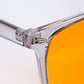 EMPORIA bluelight blocking glasses, orange lens, transparent frame
