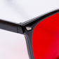 EMPORIA bluelight blocking glasses, red lens, black frame