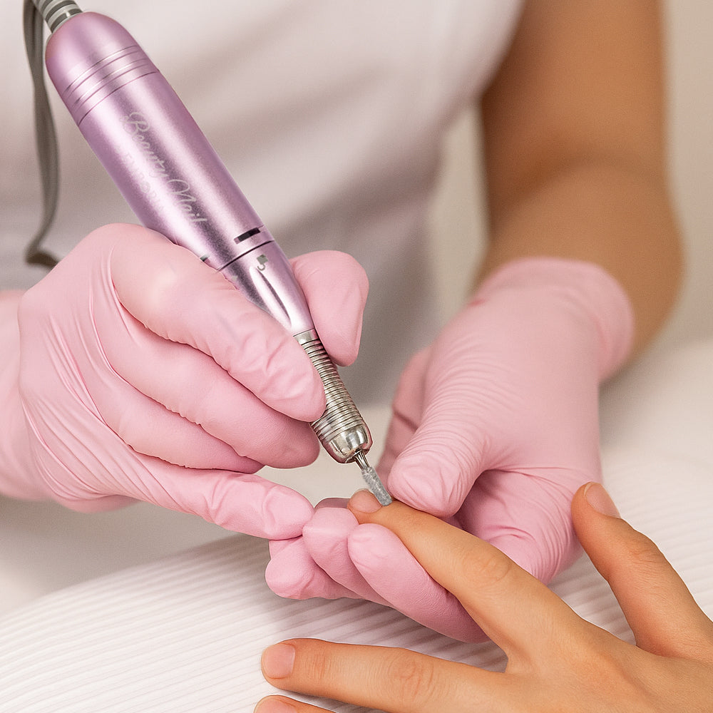 Emporia Beauty Nail Professzionális Körömcsiszoló Gép Cserélhető Fejekkel – Rózsaszín 3 