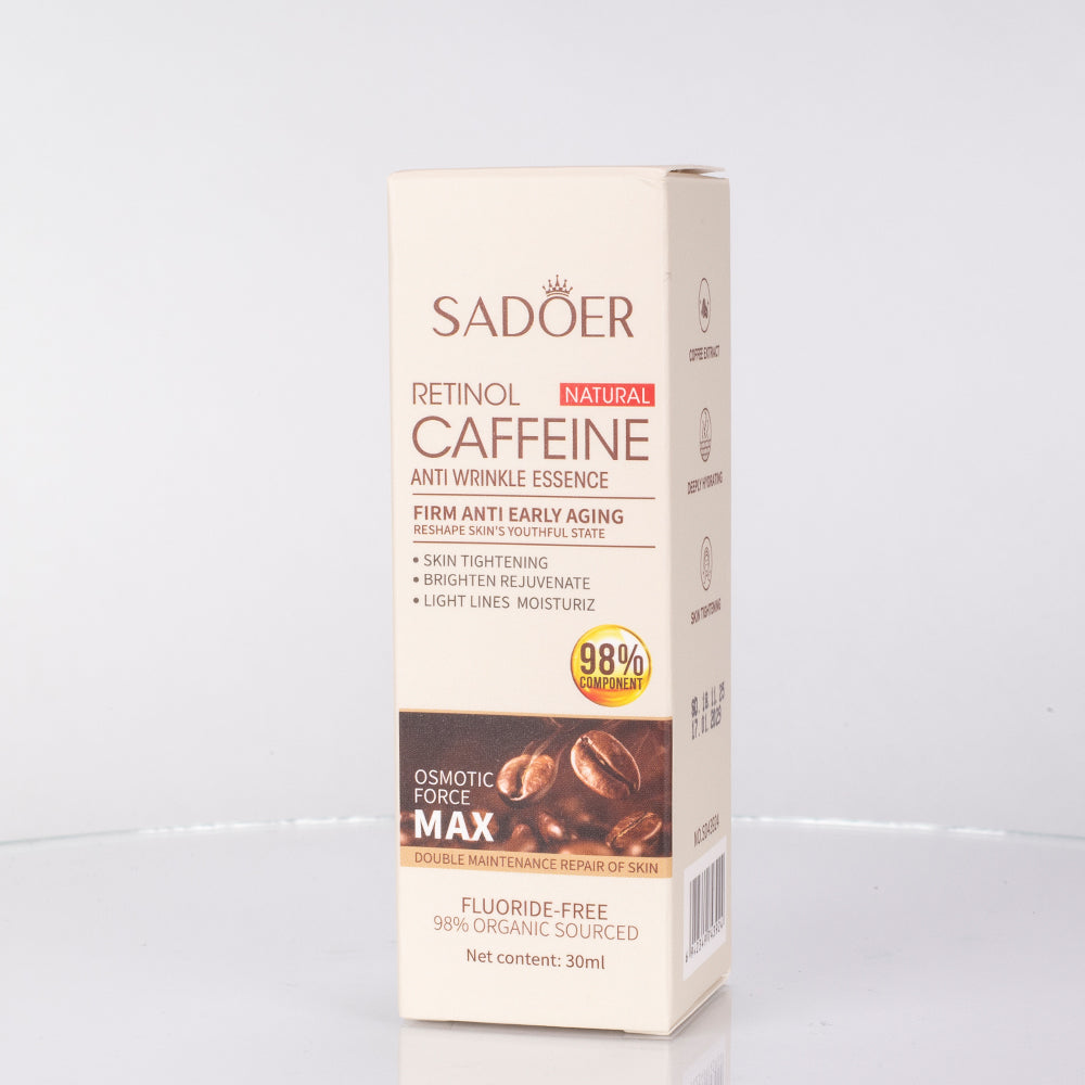 SADOER retinolos-koffeines ránctalanító arcszérum 3 