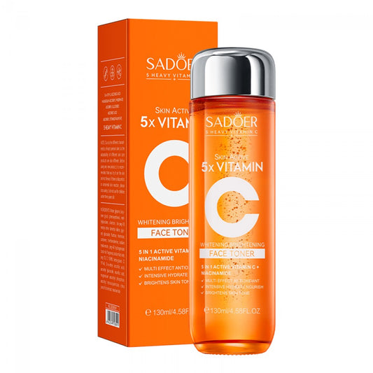 SADOER 5-féle C-vitaminos hidratáló és bőrtónus-egységesítő arctonik