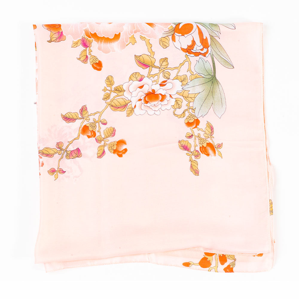 Haitang Öröksége Sál, 85 X 180 Cm, Rózsaszín, 100% Vegán Selyem