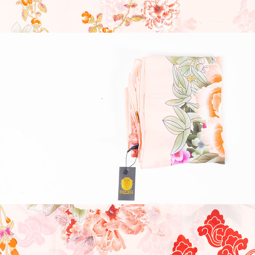 Haitang Öröksége Sál, 85 X 180 Cm, Rózsaszín, 100% Vegán Selyem