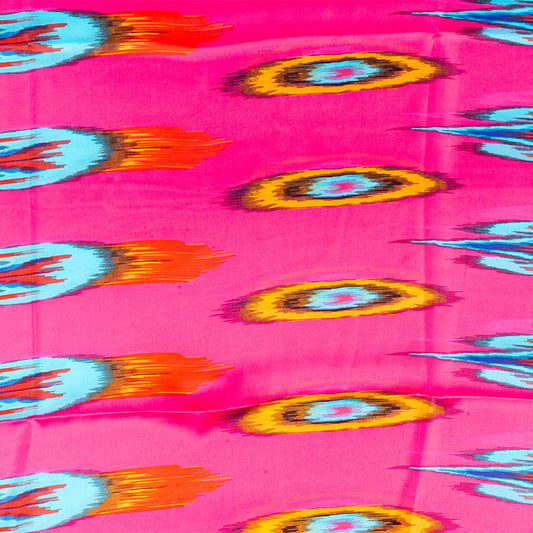 Páva Prizma Sál, 85 X 180 Cm, Rózsaszín, 100% Vegán Selyem