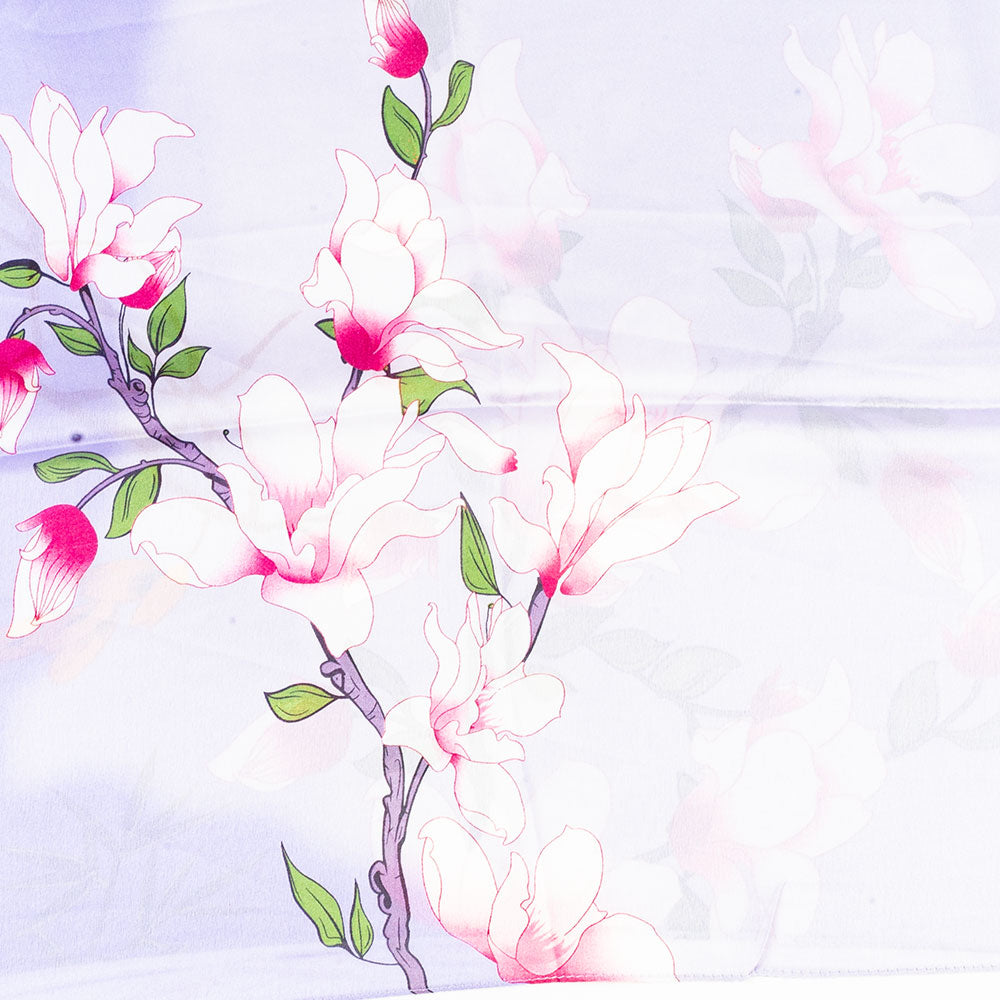 Éden Kincse Sál, 85 X 180 Cm, Orgonalila, 100% Vegán Selyem 2 