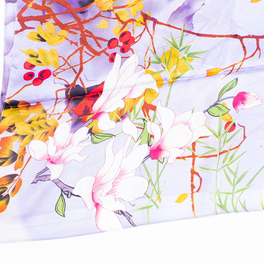 Éden Kincse Sál, 85 X 180 Cm, Orgonalila, 100% Vegán Selyem