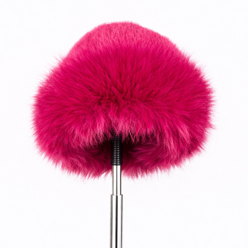 Rózsaszín műszőrme téli sapka – egyméretes 1 