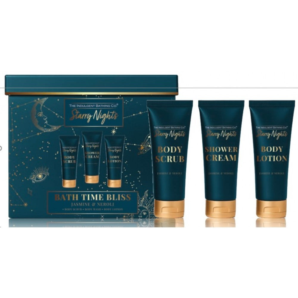 Starry Nights Bathtime Bliss – Jázmin és neroli illatú luxus fürdő- és testápoló ajándékszett
