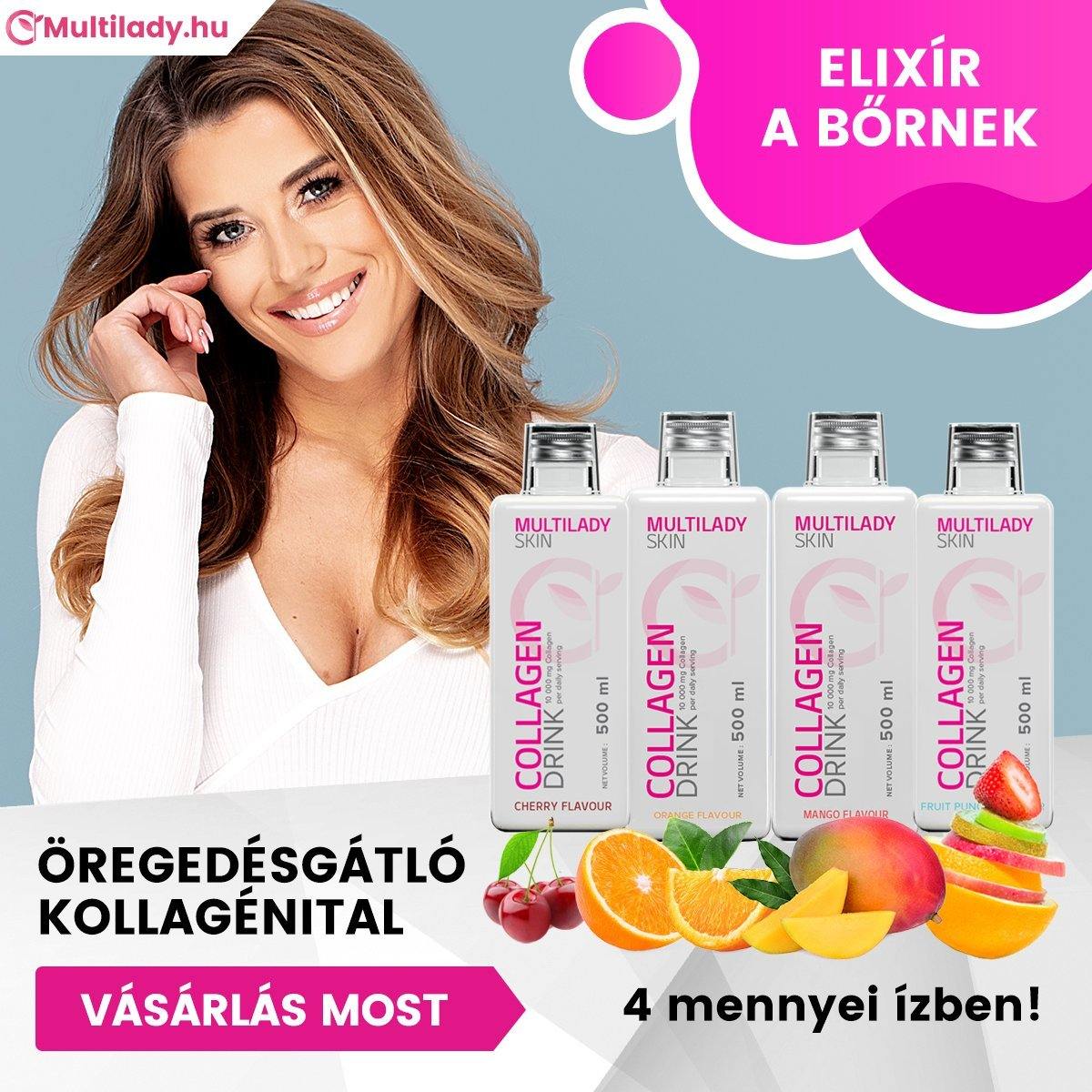 Öregedésgátló Koncentrált Kollagén Ital, 20 adag 2 