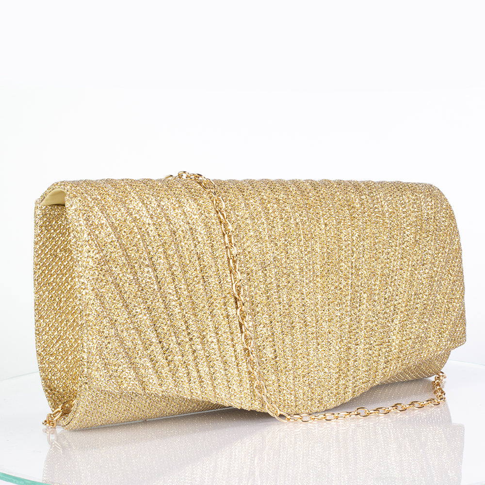 Arany tónusú Emporia Ötvözetű Táska Fehér Emporia® Kristállyal ( Nyaklánc+Fülbevaló+Karkötő+Gyűrű ) 8 