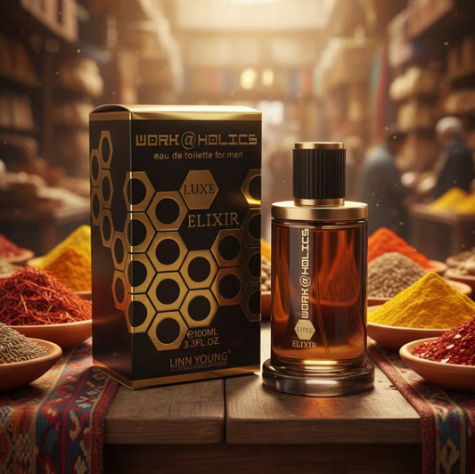 Linn Young EDT 100ml "Workaholics Luxe Elixir" – keleties-fűszeres illat