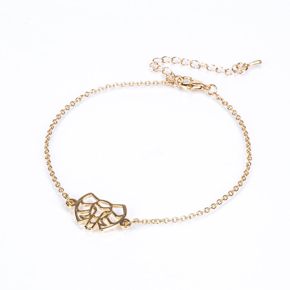 Arany tónusú Emporia Ötvözetű Szett ( Nyaklánc+Karkötő )